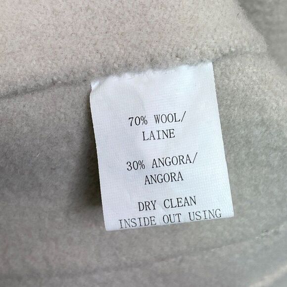 Lafayette 148 New York Size 14 Cream Angora Wool Jacket - Picture 4 of 5